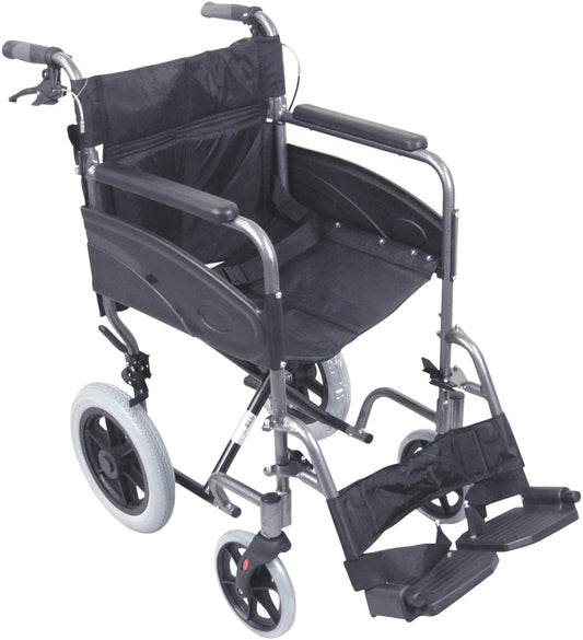 Aidapt Compact Transport Aluminium Wheelchair VA170 and replacement side panels