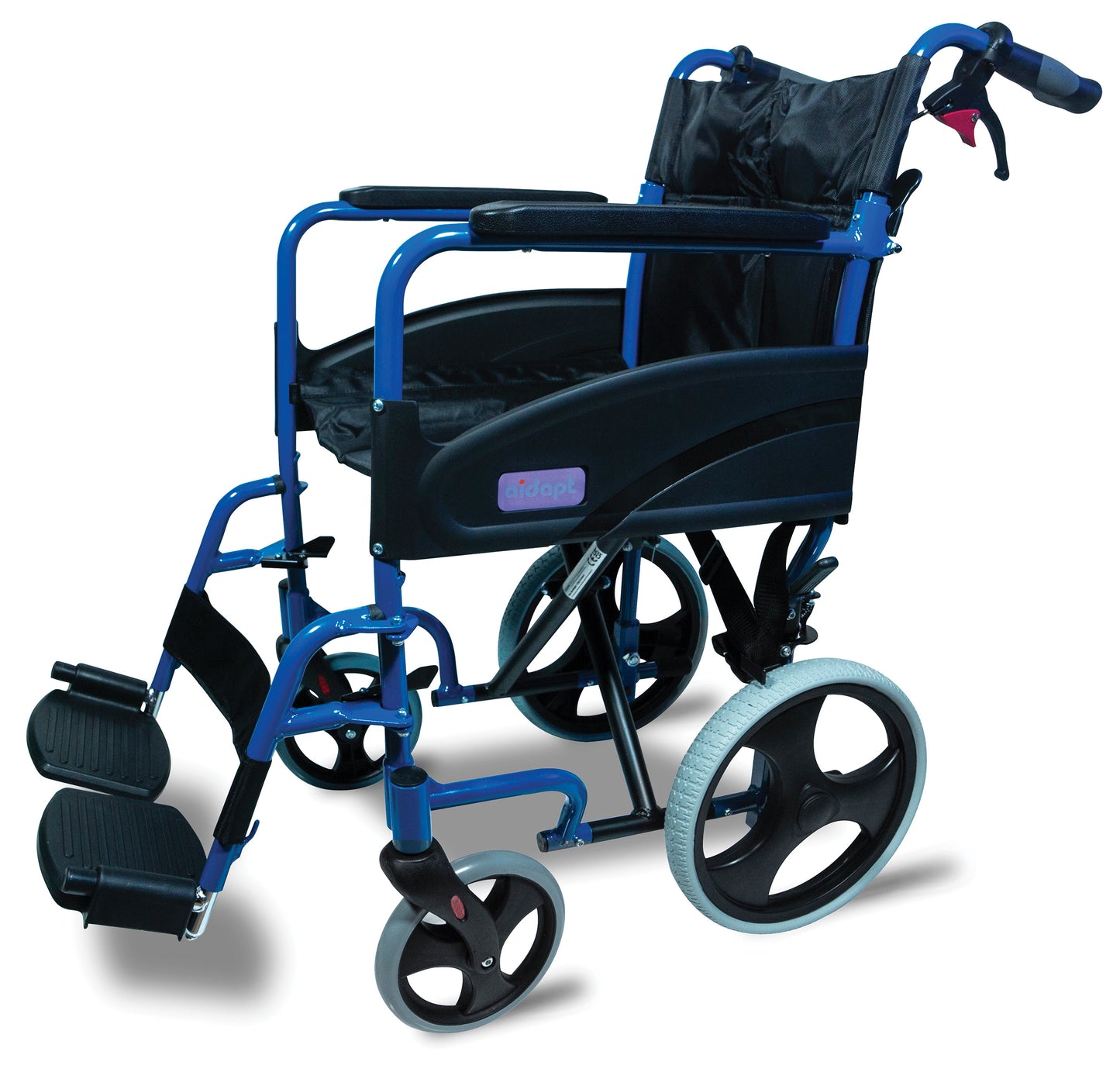 Replacement Pair Black Blue Pink Red Footrests Left Right for the VA170 Aidapt Wheelchair VA170F