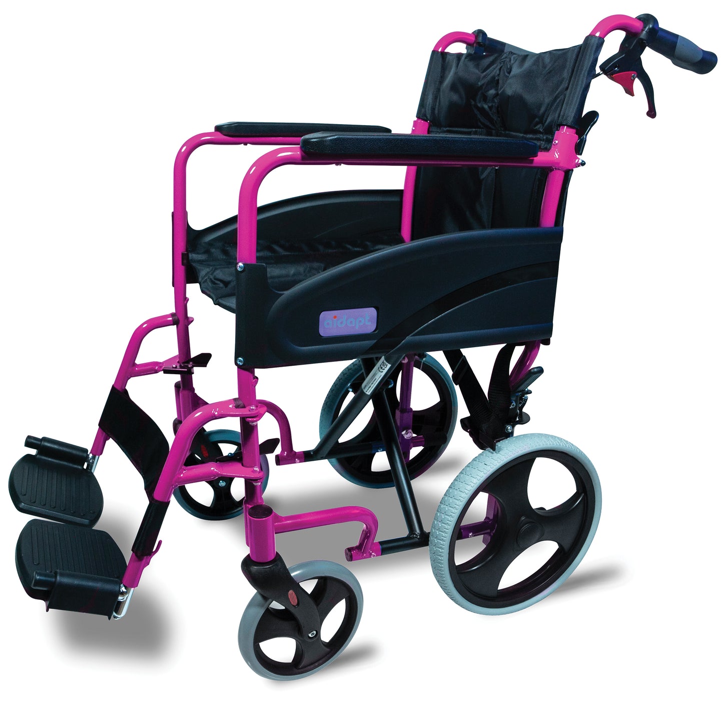 Aidapt Compact Transport Aluminium Wheelchair VA170 and replacement side panels