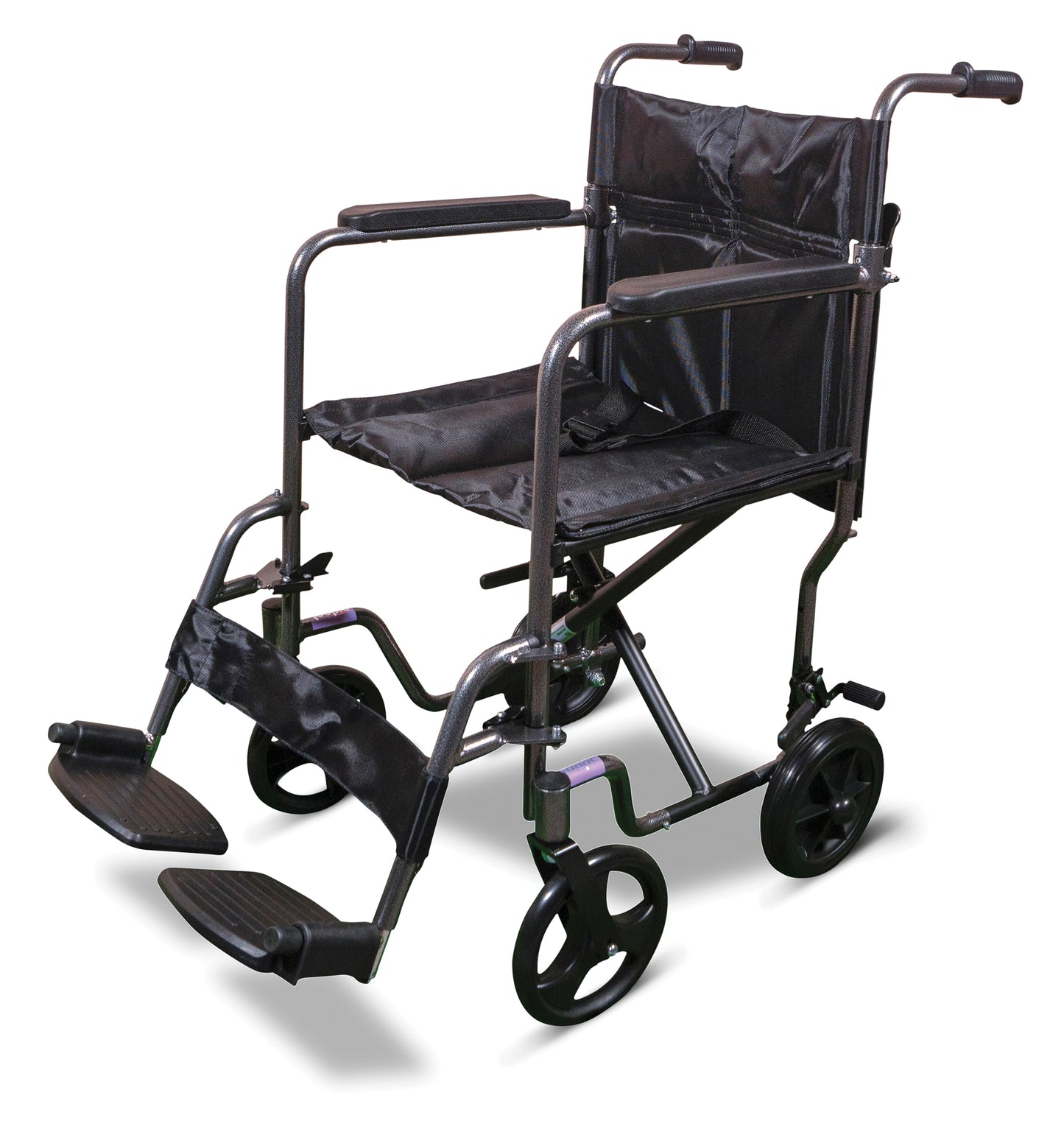 Aidapt Aluminium Compact Transit Chair VA172 and replacement footrests