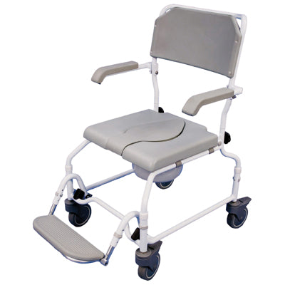 Aidapt Bewl Adjustable Height Shower Commode Chair  VB503