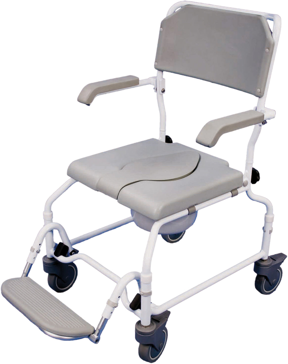 Aidapt Bewl Adjustable Height Shower Commode Chair VB503