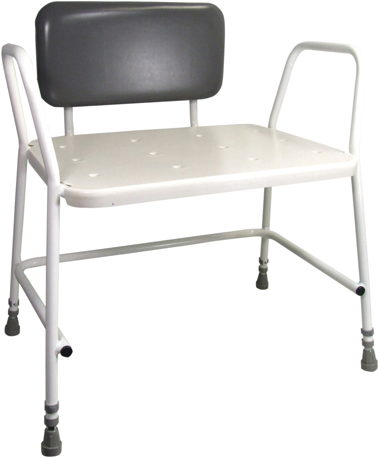 Aidapt Portland Bariatric Height Adjustable Shower Stool VB638W and replacement seat