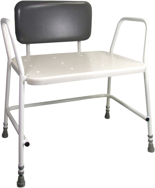 Aidapt Portland Bariatric Height Adjustable Shower Stool VB638W and replacement seat