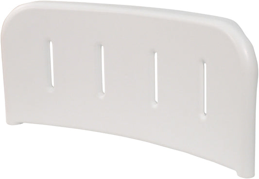 Dossier de rechange en plastique Aidapt pour sièges de douche muraux VB535, VB539, VB641