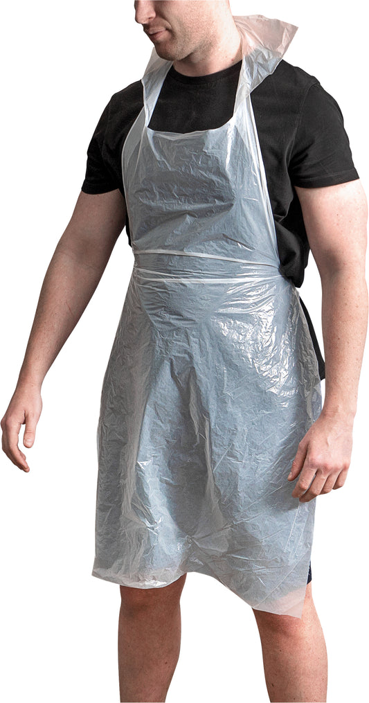 Aidapt Disposable Plastic Aprons (Box 500) VG302