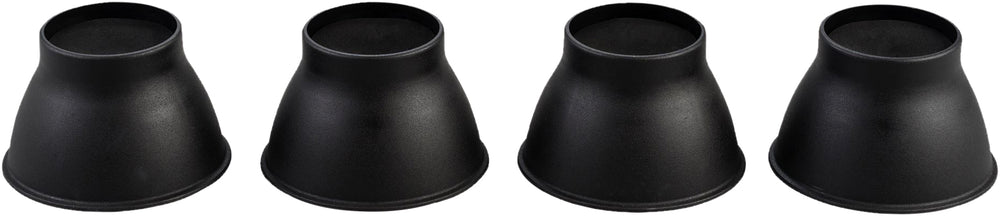 Rehausseurs de meubles Derby Langham Aidapt pour lit, fauteuil ou canapé, pieds d'éléphant, lot de 4, hauteur de 9 cm (3,5 po) ou 14 cm (5,5 po), VG822 VG823