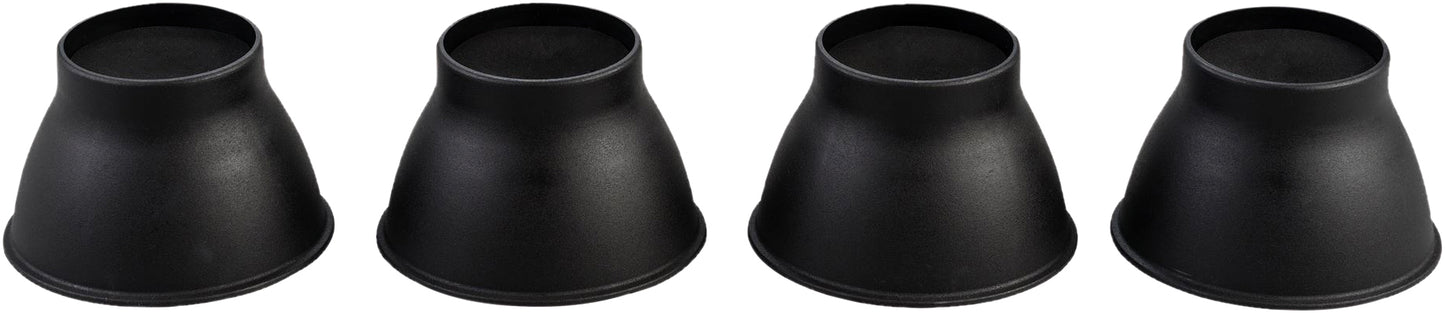 Rehausseurs de meubles Derby Langham Aidapt pour lit, fauteuil ou canapé, pieds d'éléphant, lot de 4, hauteur de 9 cm (3,5 po) ou 14 cm (5,5 po), VG822 VG823