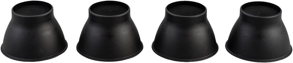Rehausseurs de meubles Derby Langham Aidapt pour lit, fauteuil ou canapé, pieds d'éléphant, lot de 4, hauteur de 9 cm (3,5 po) ou 14 cm (5,5 po), VG822 VG823