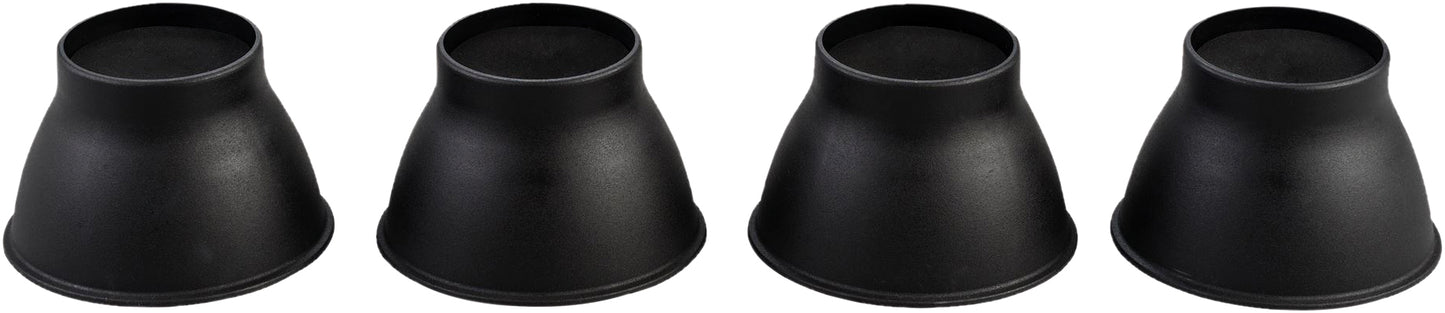 Rehausseurs de meubles Derby Langham Aidapt pour lit, fauteuil ou canapé, pieds d'éléphant, lot de 4, hauteur de 9 cm (3,5 po) ou 14 cm (5,5 po), VG822 VG823