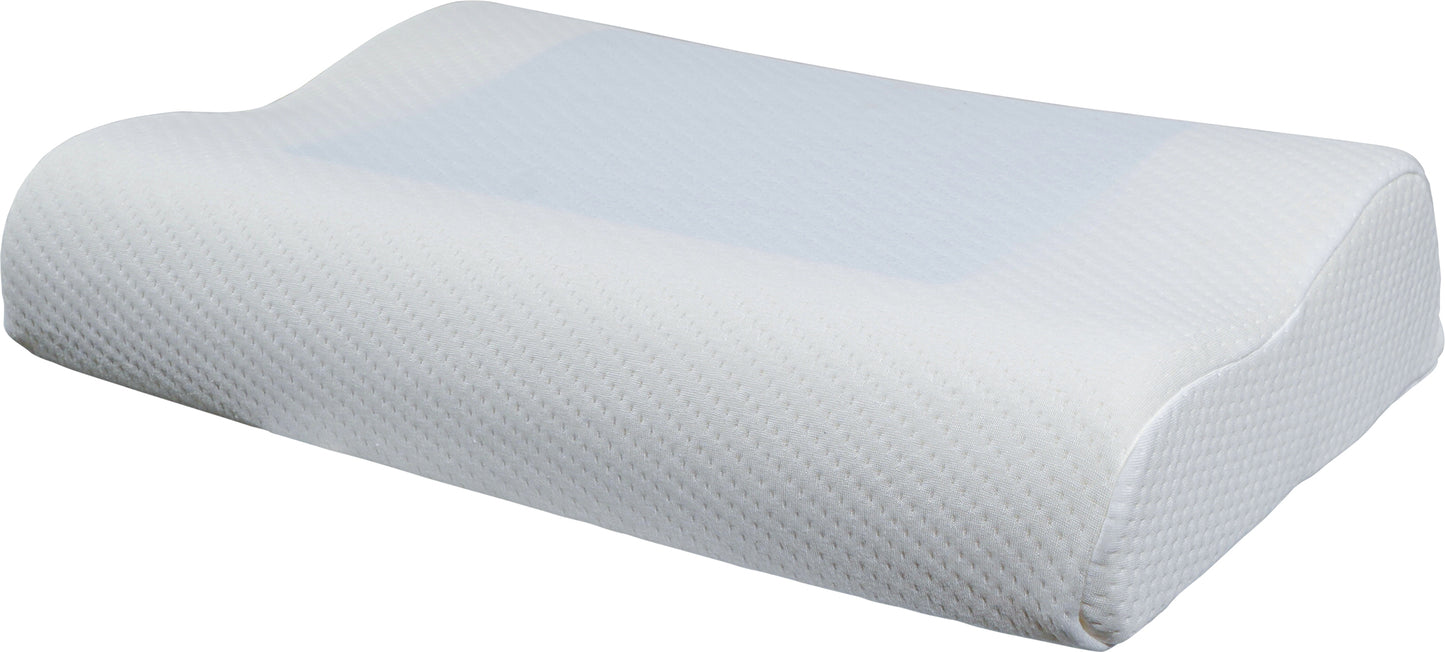 Aidapt Cooling Gel Comfort Memory Foam Contour Pillow with Removable Soft Air Knit Fabric VG887E