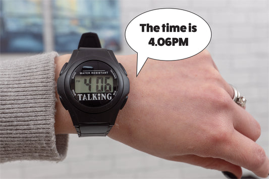 Aidapt Water Resistant Talking Digital Wrist Watch VM302A VM302B