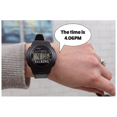 Aidapt Water Resistant Talking Digital Wrist Watch VM302A VM302B