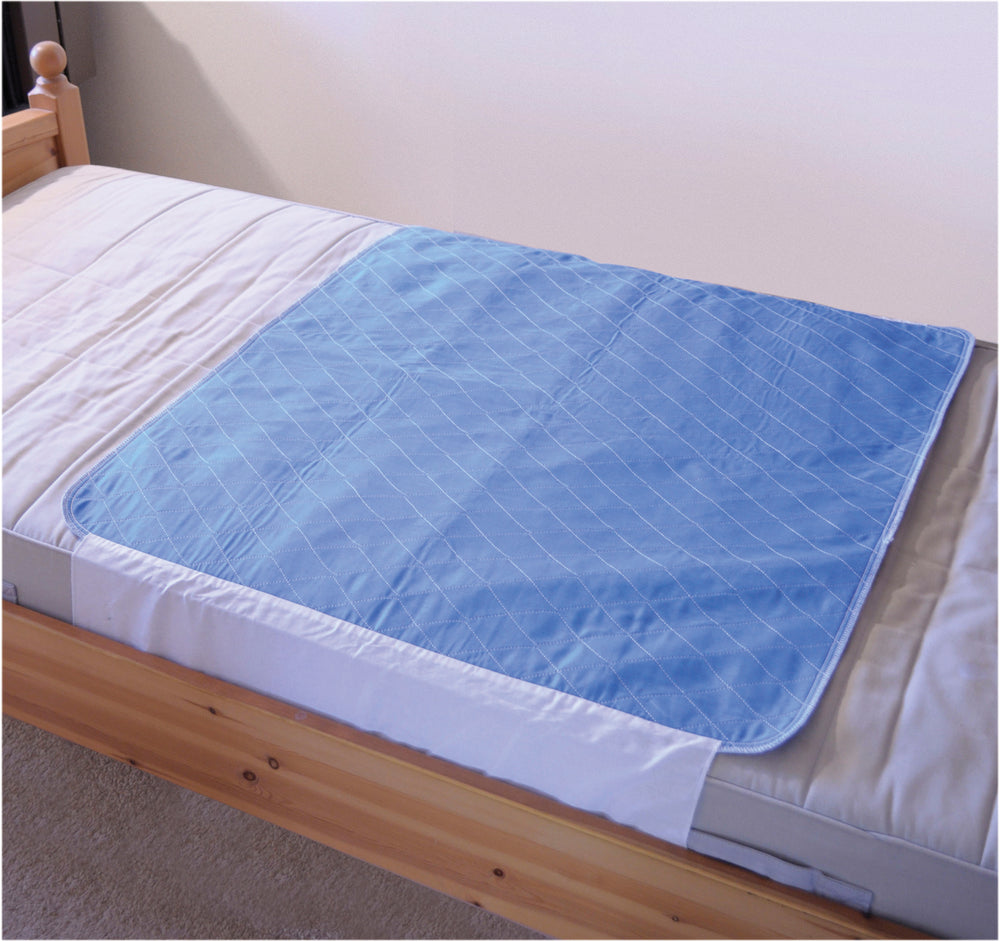 Aidapt Washable Padded Bed Pad With Tucks Single Reuseable Incontinence VM842B