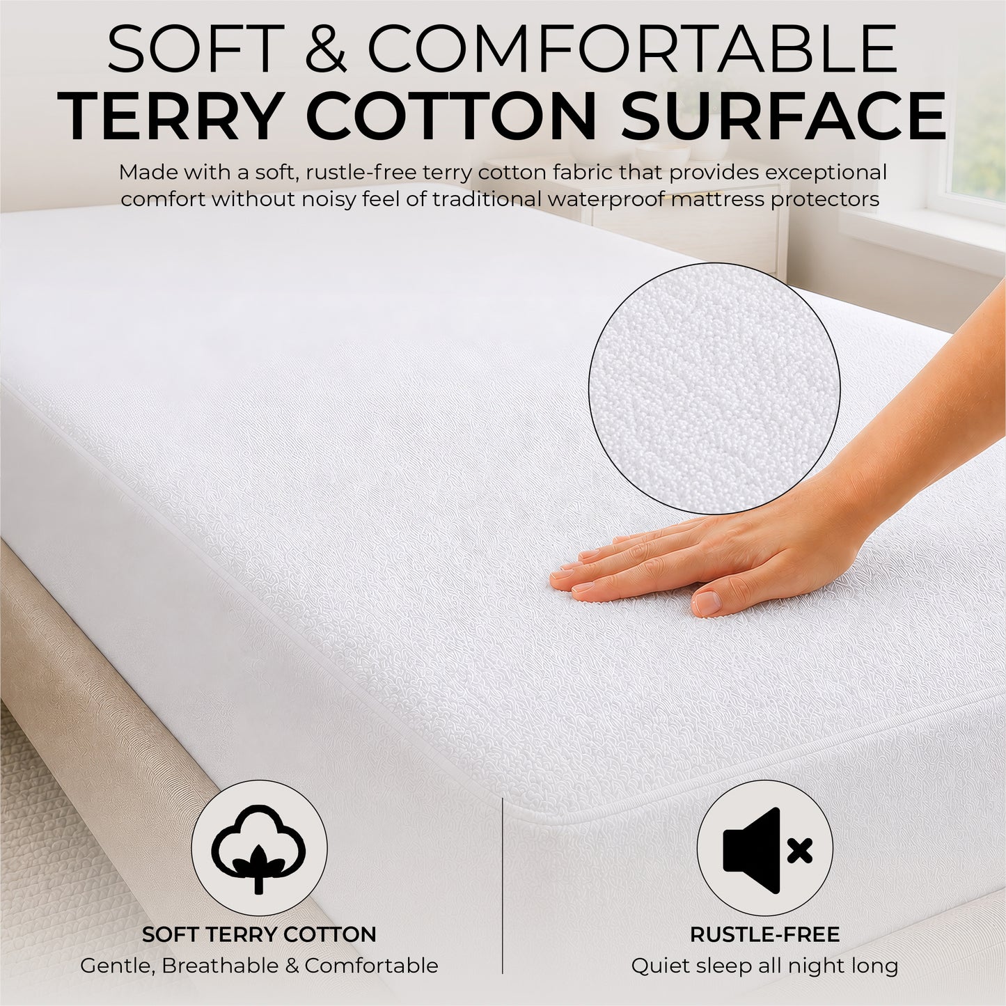 Aidapt Anti Allergenic Waterproof Mattress Protector VM850/VM850D/VM850K