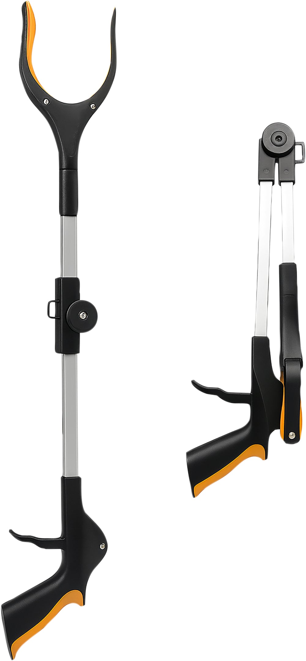 Aidapt Ergonomic Arthritic Folding Handy Reacher Grabber Picker Up Travel Bag VM901EF Rotating End 32"