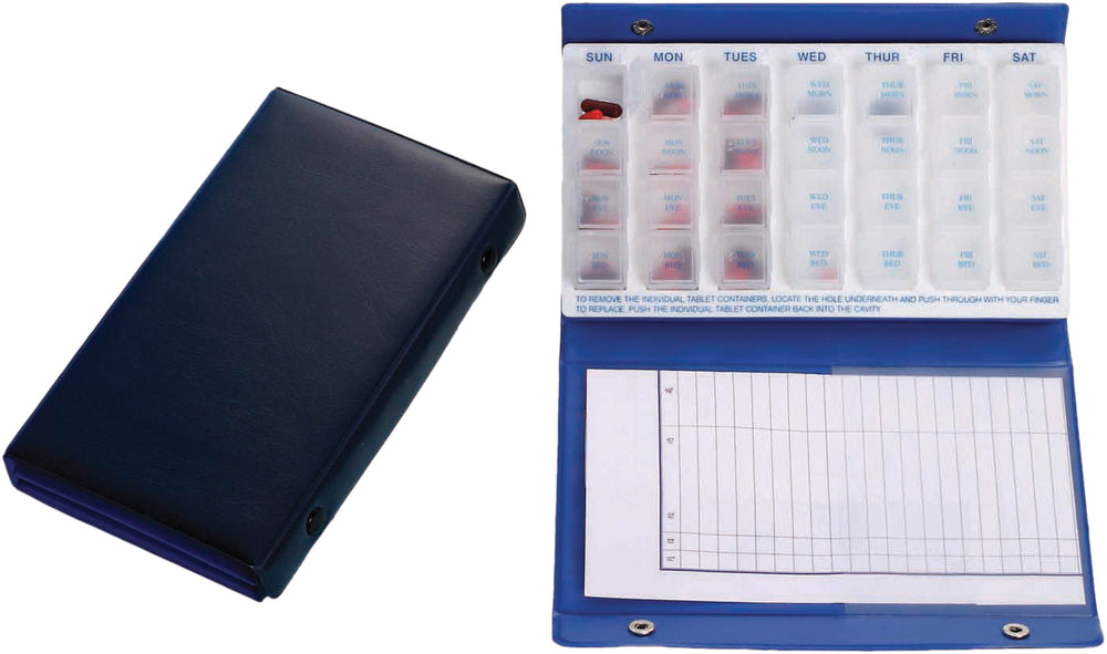 Aidapt Week Weekly Day Multi Pill Medicine Tablet Dispenser Box In a Wallet VM929