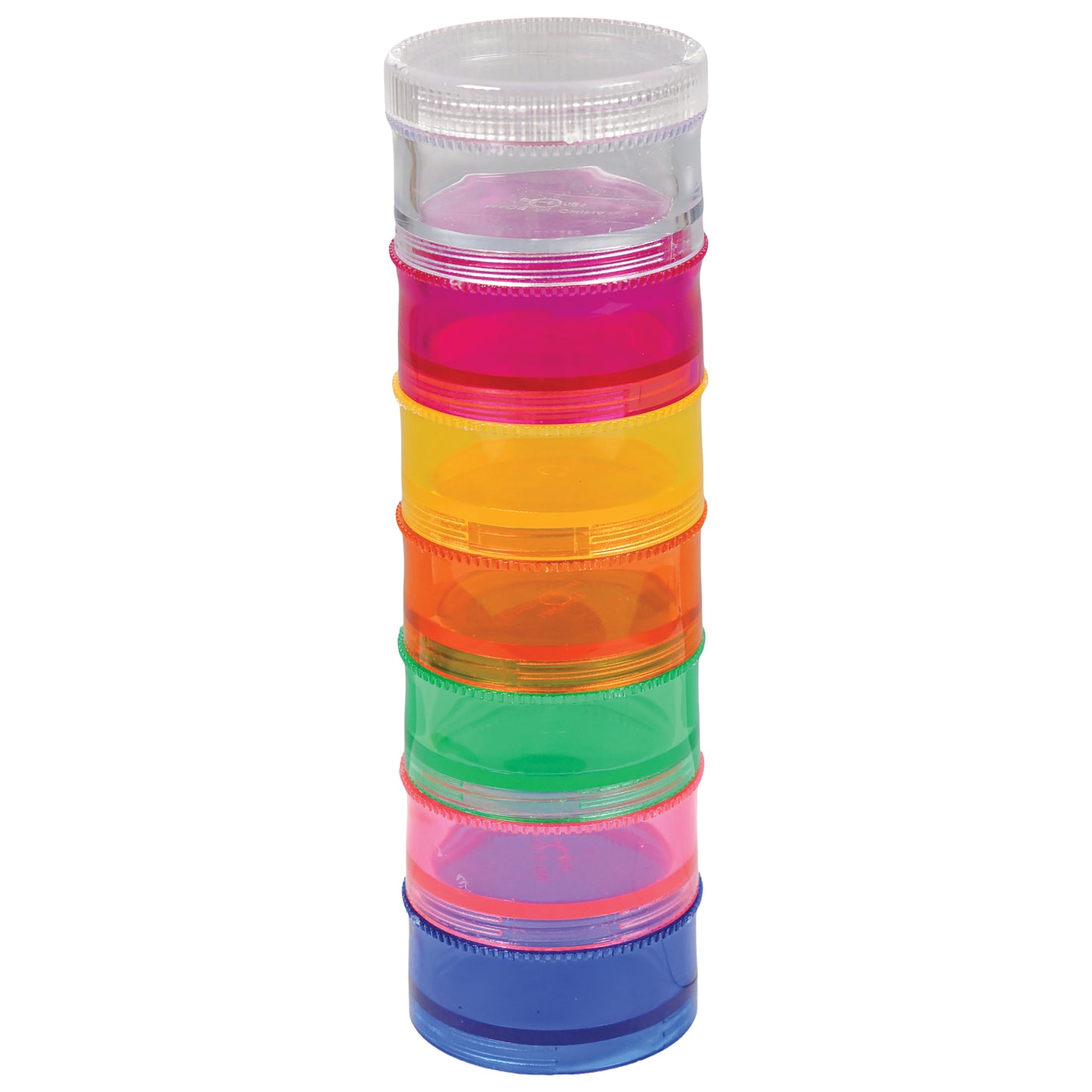 Aidapt Stackable Pill Medicine Dispensing Tower Colourful Rainbow Vibrant for visually Impaired VM930AA