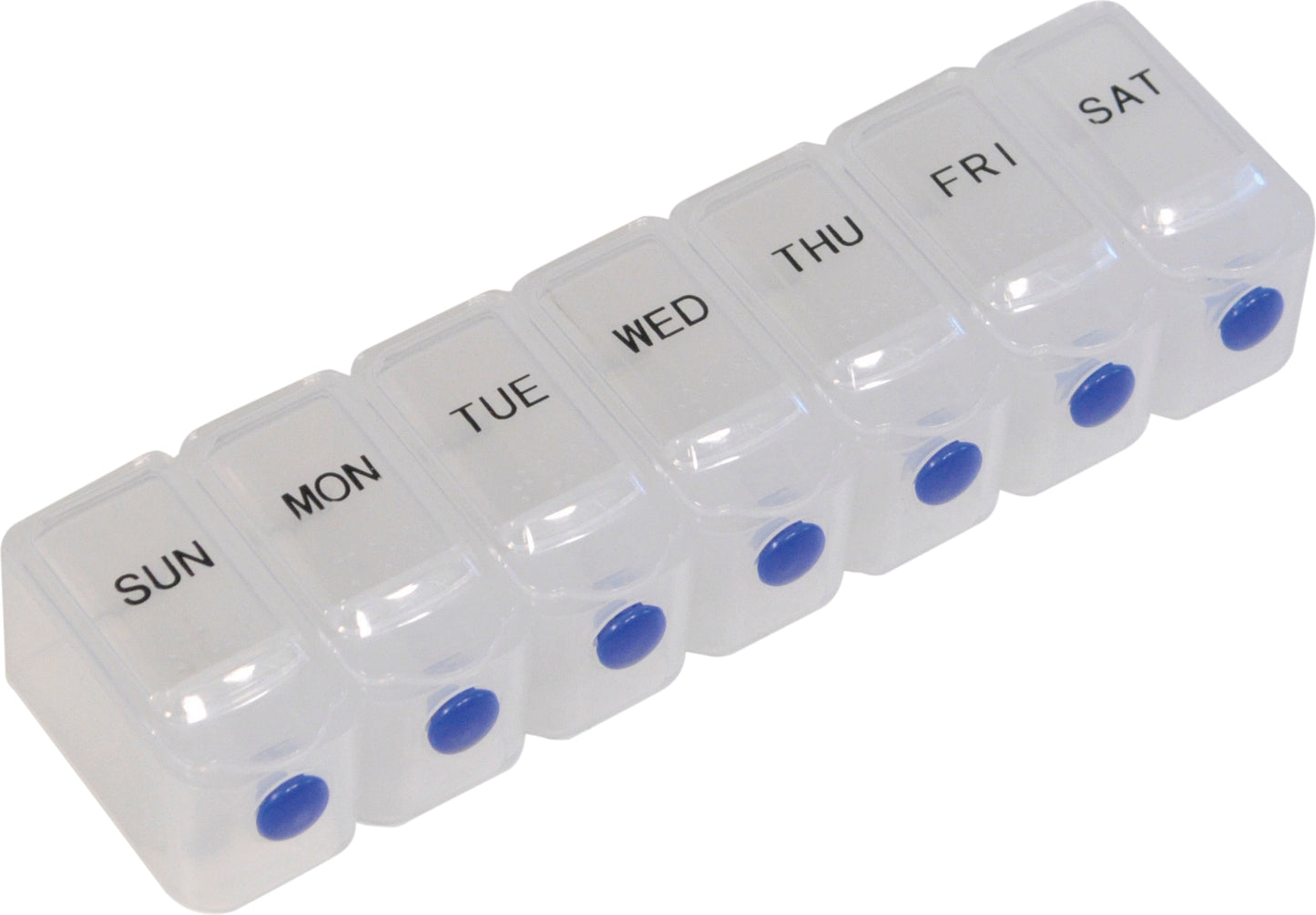 Aidapt Deluxe Weekday Pill Dispenser with Push Button Release VM930AB