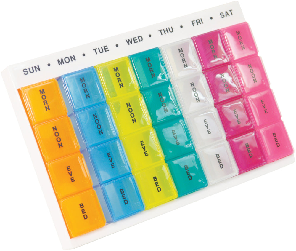 Aidapt Colourful Bright Week and Day or Monthly 31 Day Multi Pill Dispenser VM931AD VM931AC