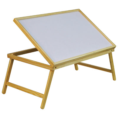 Aidapt Breakfast Bed Chair Meals Folding Adjustable Tilt Wooden Bed Lap Tray Folding with Legs VM938A