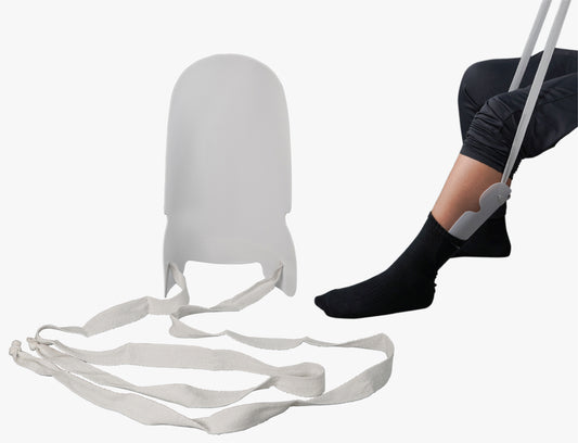 Aide à l'enfilage de bas ou de chaussettes Aidapt Pull Up VM945A Plastique Aide après opération de la hanche