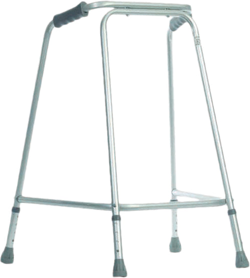 Aidapt Lightweight Walking Frame Zimmer Tall Standard or Narrow Home Outdoor Use With Without Wheels Small Medium Large