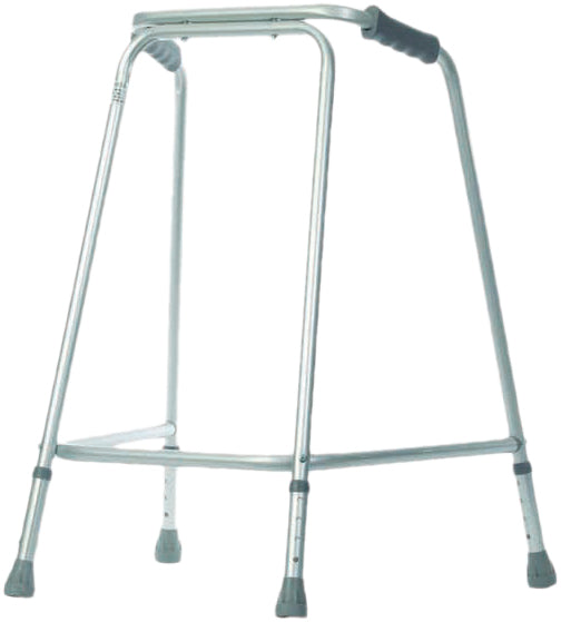 Aidapt Lightweight Walking Frame Zimmer Tall Standard or Narrow Home Outdoor Use With Without Wheels Small Medium Large