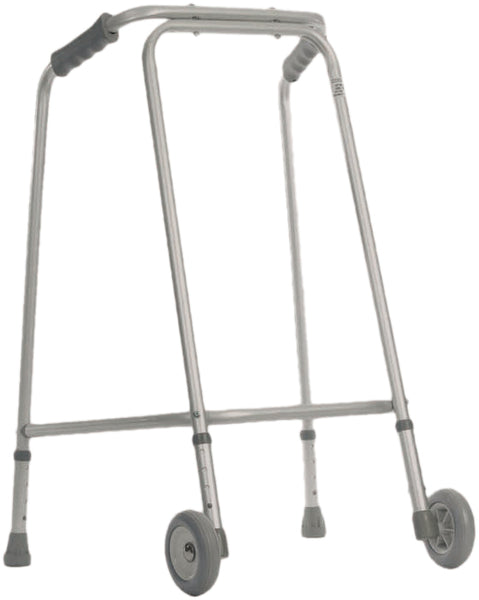 Aidapt Lightweight Walking Frame Zimmer Tall Standard or Narrow Home Outdoor Use With Without Wheels Small Medium Large