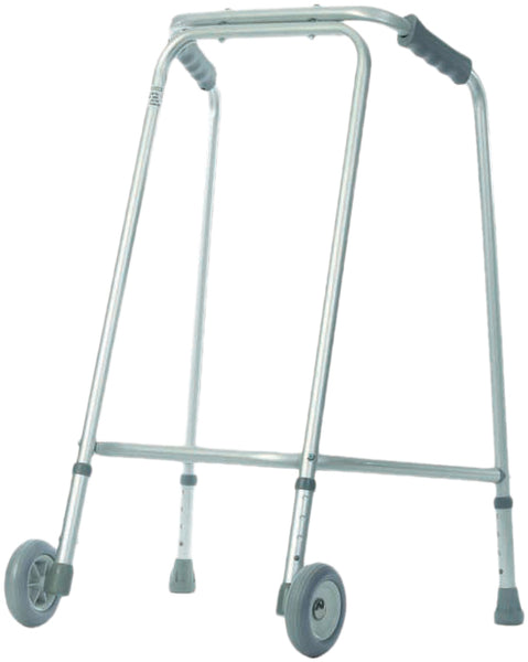 Aidapt Lightweight Walking Frame Zimmer Tall Standard or Narrow Home Outdoor Use With Without Wheels Small Medium Large