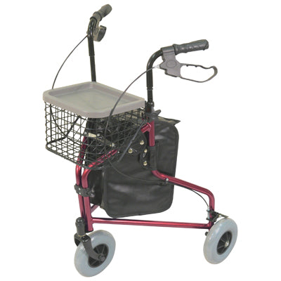 Aidapt Lightweight Tri Walker with Bag and Basket