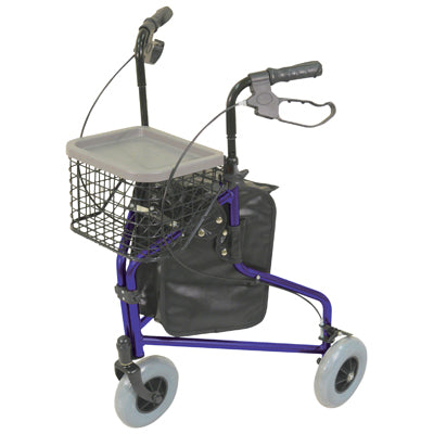 Aidapt Lightweight Tri Walker with Bag and Basket