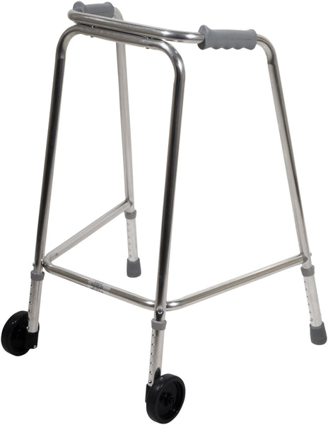 Aidapt Lightweight Walking Frame Zimmer Tall Standard or Narrow Home Outdoor Use With Without Wheels Small Medium Large