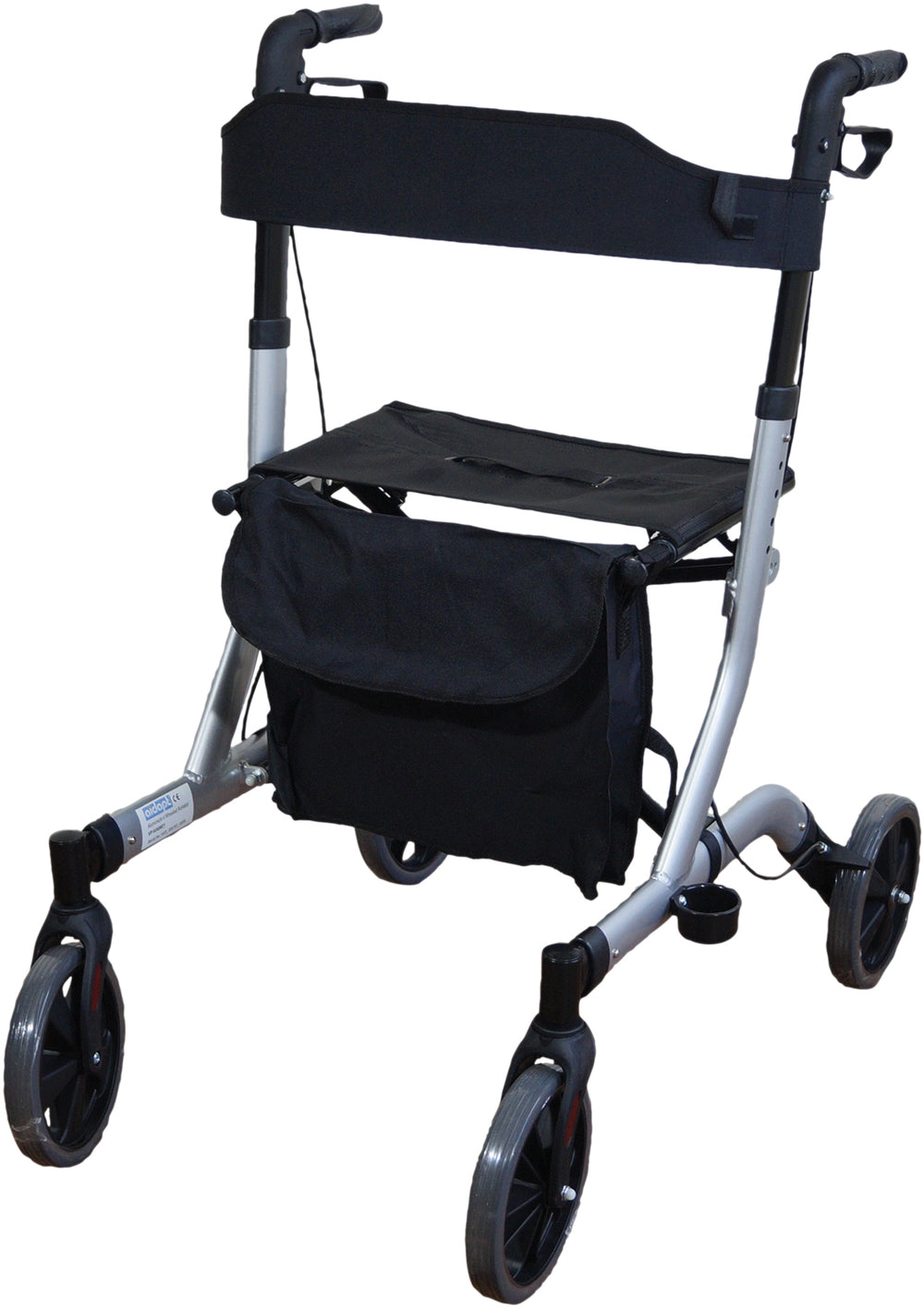 Aidapt Deluxe Ultra Lightweight Folding 4 Wheeled Rollator VP183