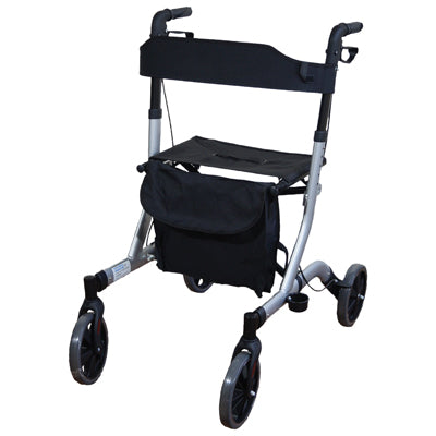 Aidapt Deluxe Ultra Lightweight Folding 4 Wheeled Rollator VP183