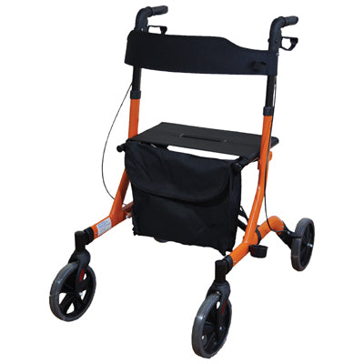 Aidapt Deluxe Ultra Lightweight Folding 4 Wheeled Rollator VP183