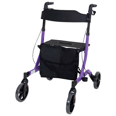 Aidapt Deluxe Ultra Lightweight Folding 4 Wheeled Rollator VP183