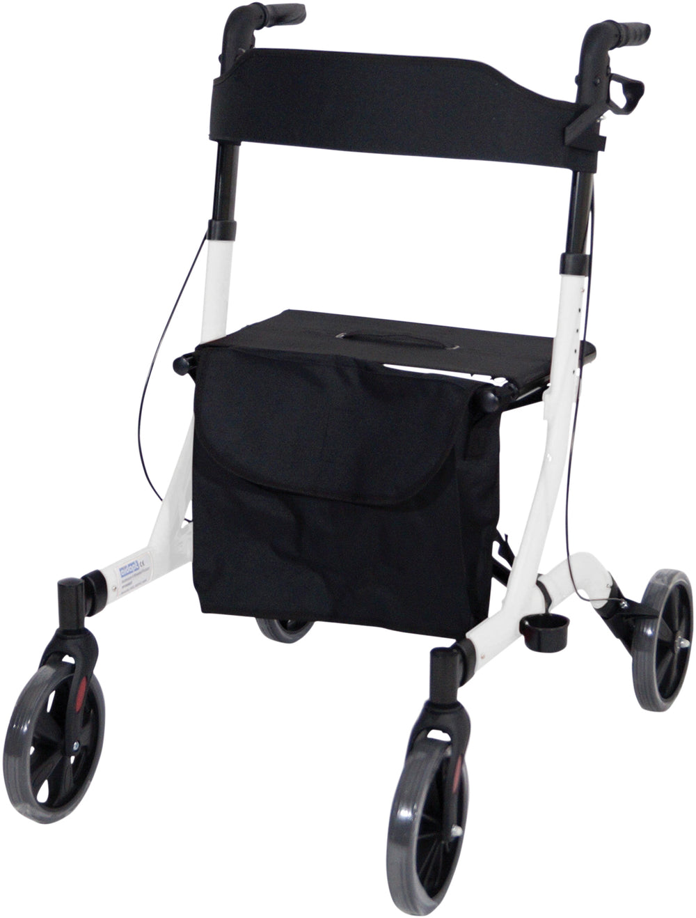 Aidapt Deluxe Ultra Lightweight Folding 4 Wheeled Rollator VP183