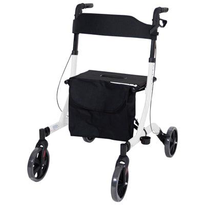 Aidapt Deluxe Ultra Lightweight Folding 4 Wheeled Rollator VP183