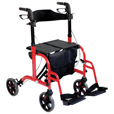 Aidapt Aluminium Duo Deluxe Rollator and Transit Chair in One - VP184