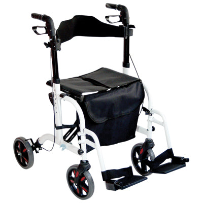 Aidapt Aluminium Duo Deluxe Rollator and Transit Chair in One - VP184