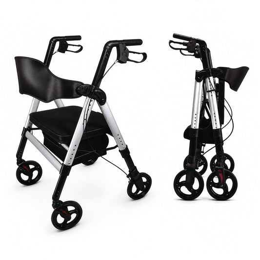 Aidapt Deluxe Bariatric Four Wheeled Rollator VP187D