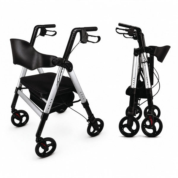 Aidapt Deluxe Bariatric Four Wheeled Rollator VP187D