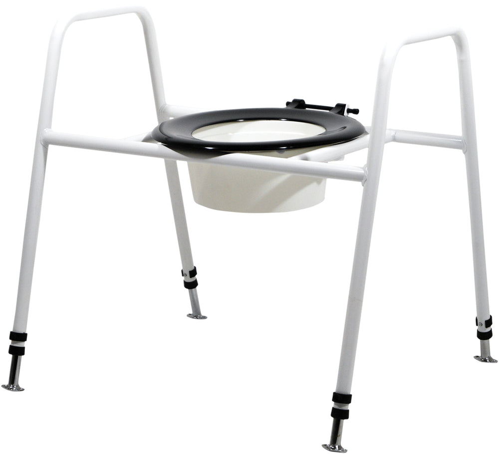 Solo Skandia Combined Bariatric Raised Toilet Seat and Frame Freestanding or Floor fixed VR157B