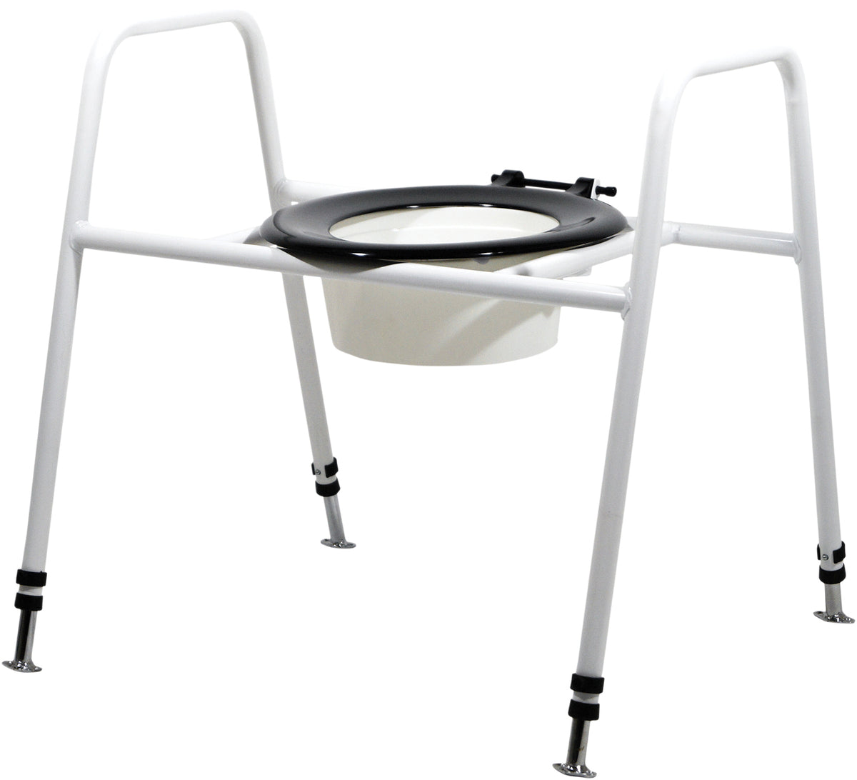 Solo Skandia Combined Bariatric Raised Toilet Seat and Frame Freestanding or Floor fixed VR157B