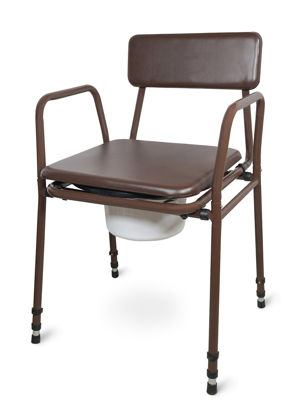 Aidapt Essex Brown Stacking Commode Potty VR161KD Flat Packed Boxed