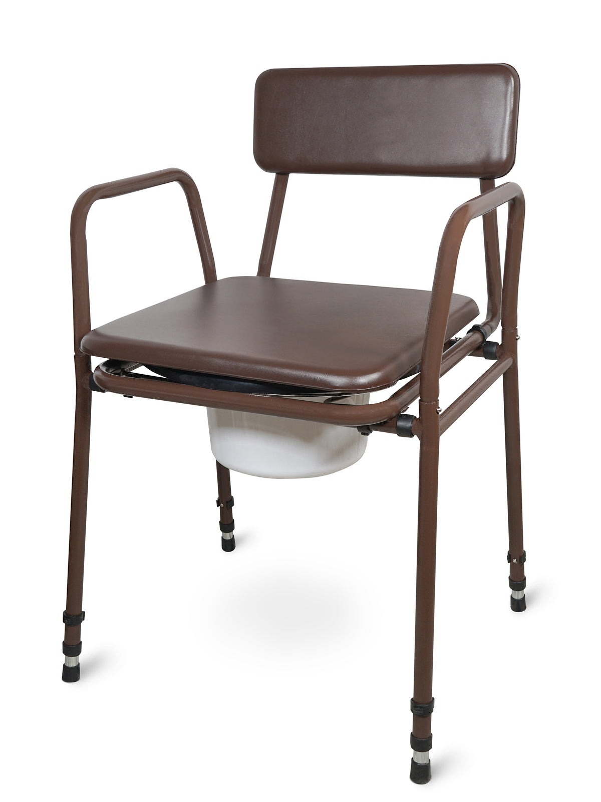 Aidapt Essex Brown Stacking Commode Potty VR161KD Flat Packed Boxed