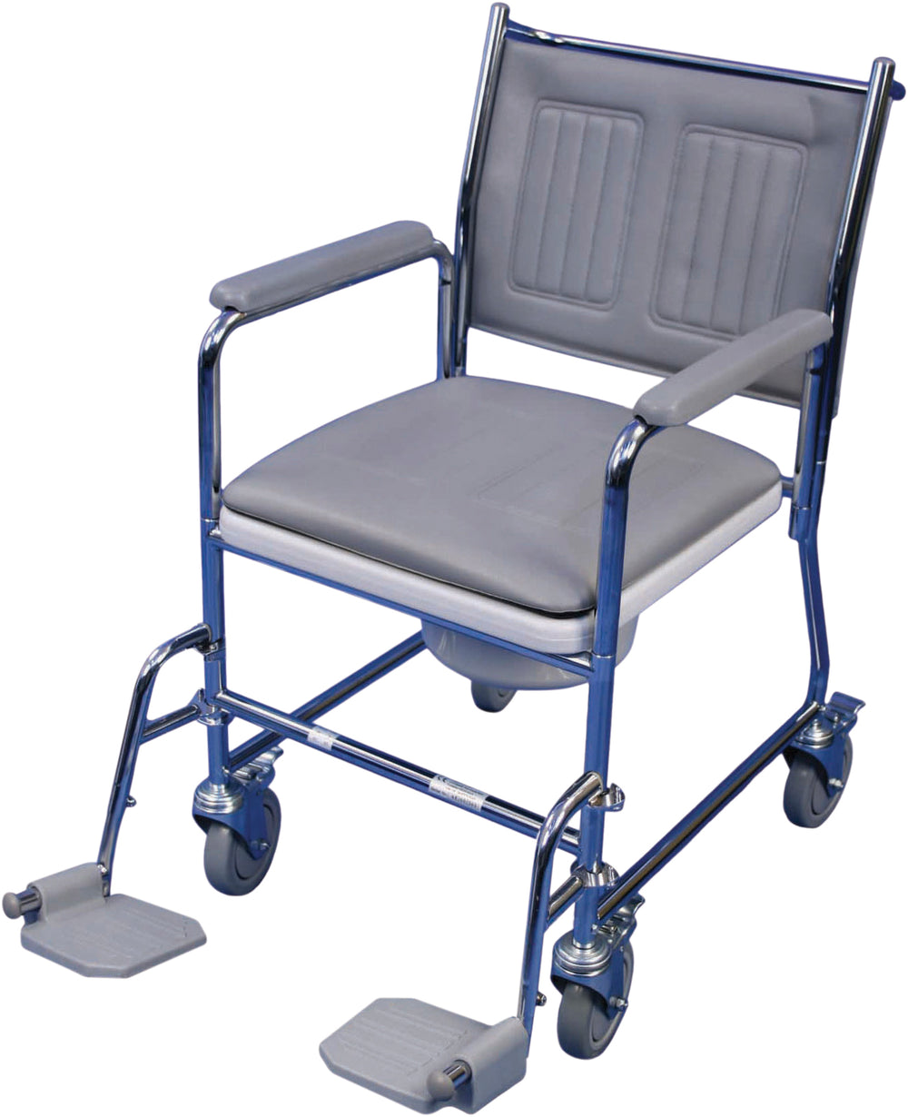 Aidapt VR164 VR166 VR166S Linton Commode mobile Transfer Glideabout robuste