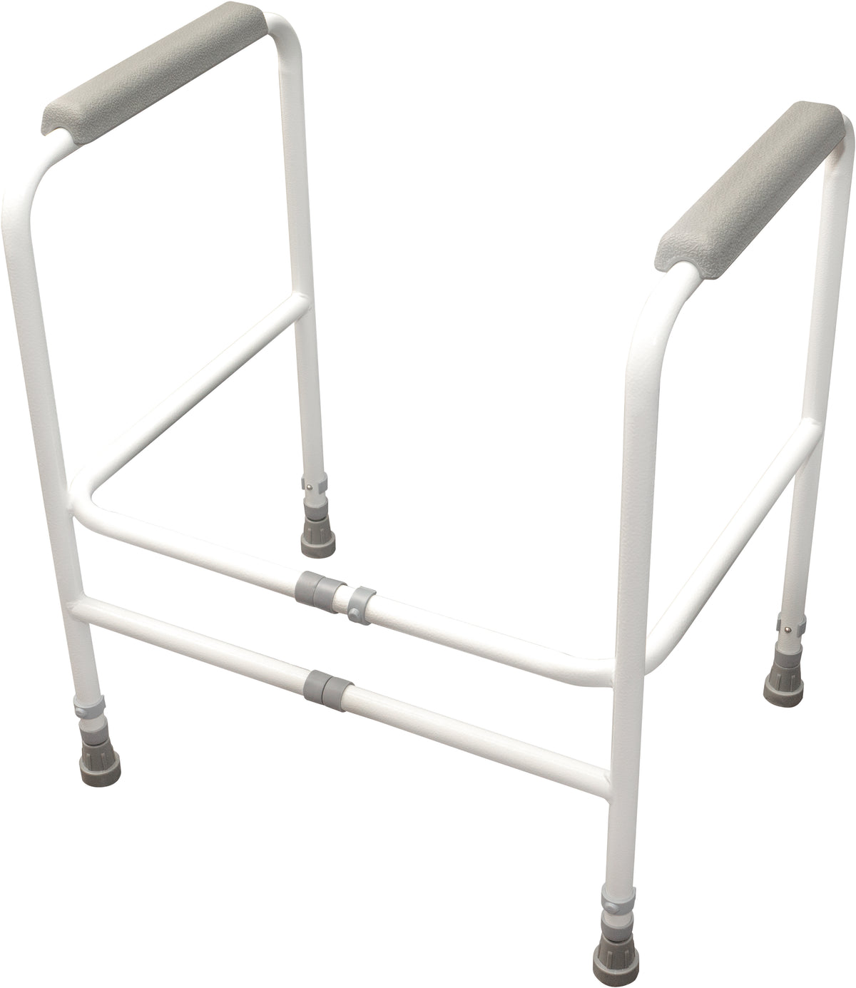 Cadre de toilettes blanc Aidapt Broadstairs, réglable en hauteur et en largeur, VR202