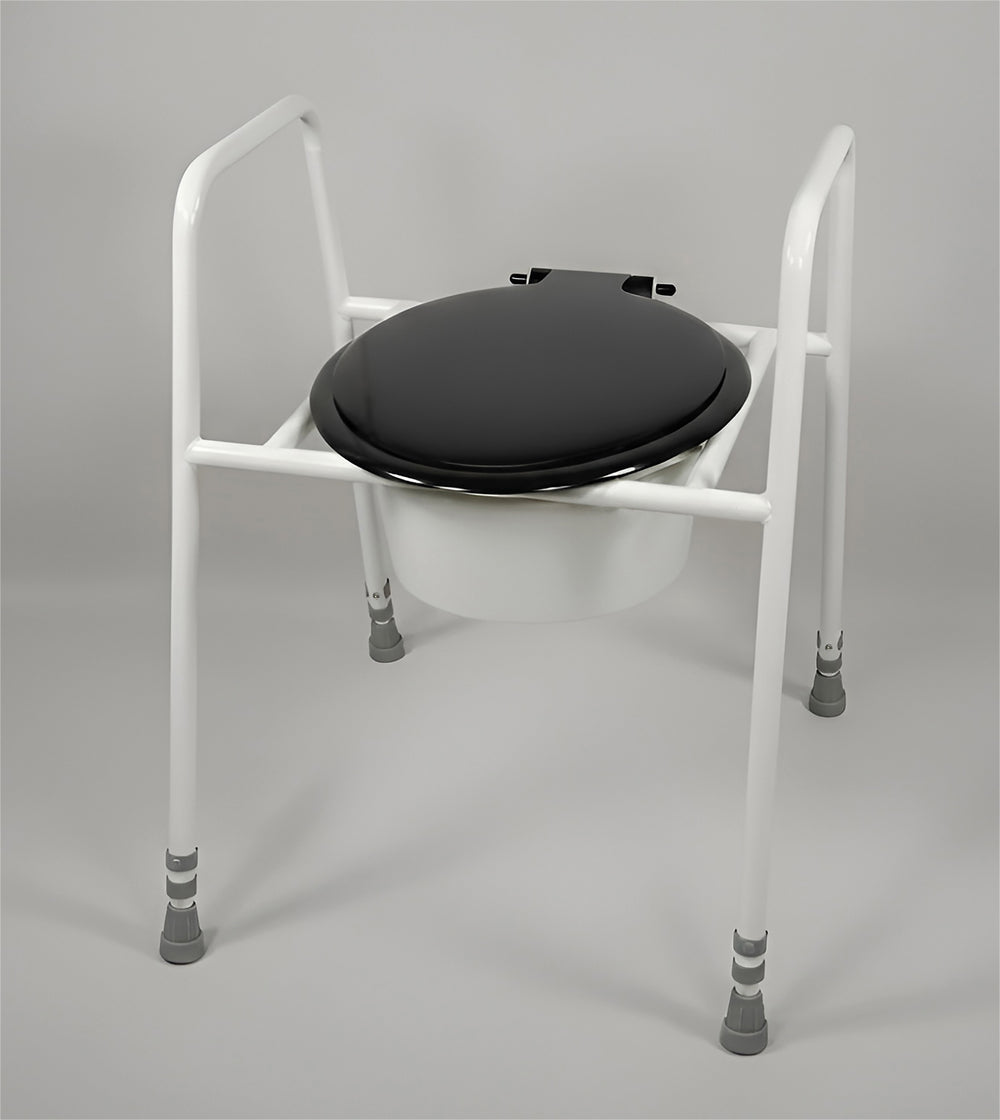 Aidapt Solo Skandia Raised Toilet Frame with Seat and Lid VR215